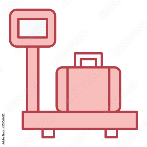 Luggage Scale Icon Design