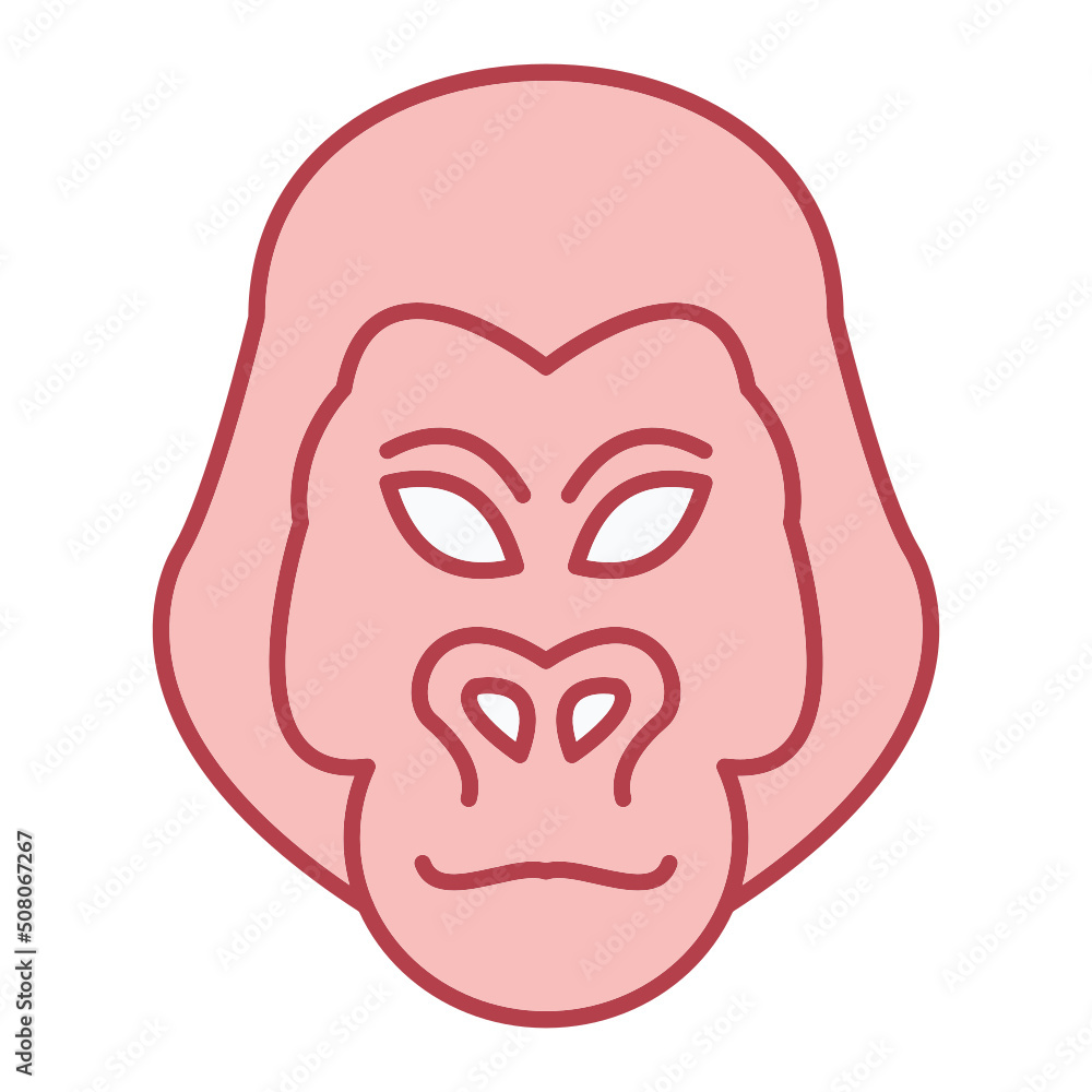 Gorilla Icon Design
