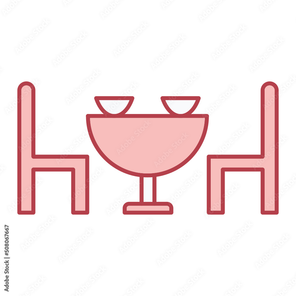 Dining Table Icon Design Dining Table Icon Design