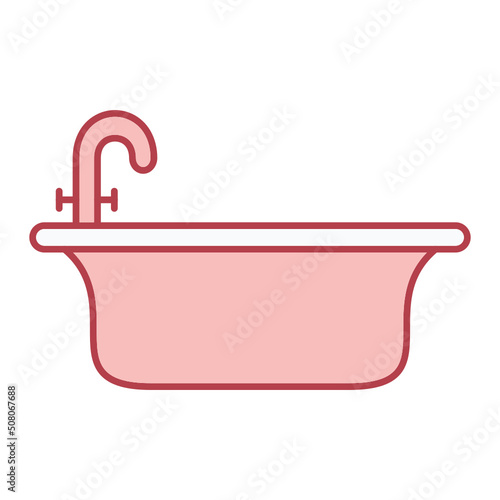 Bathtub Icon Design