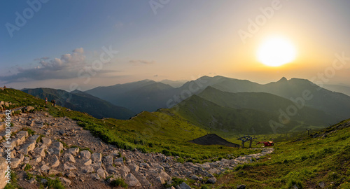 sunset in the mountains. Poland © Sergey Vinnitsky