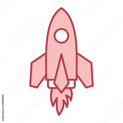 Rocket Launch Icon Design