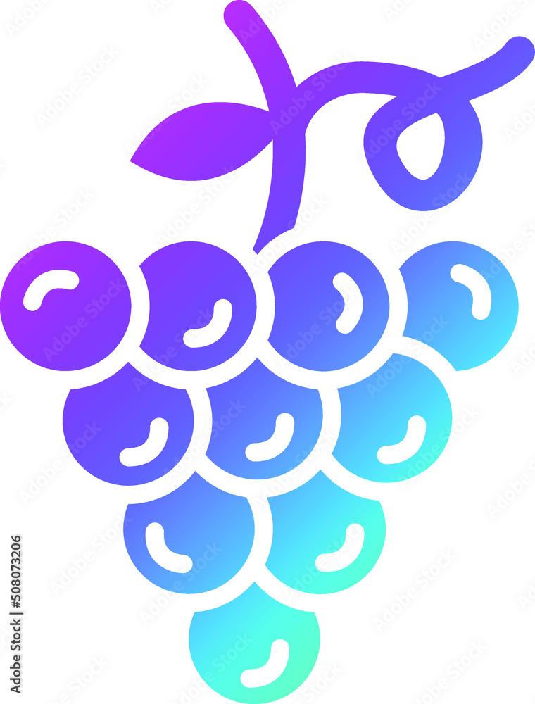 Grapes Vector Icon Design Illustration Grapes Vector Icon Design Illustration