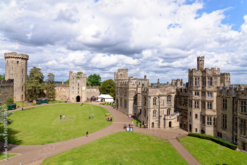 Medieval Warwick Castle in Warwickshire - England