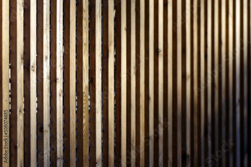 Fototapeta claustra en bois