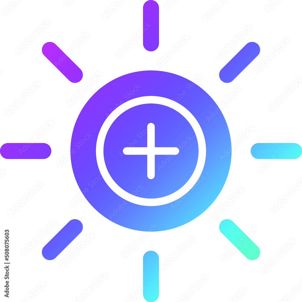 Fototapeta premium Brightness Vector Icon Design Illustration