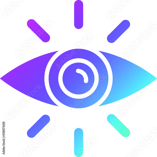Eye Vector Icon Design Illustration