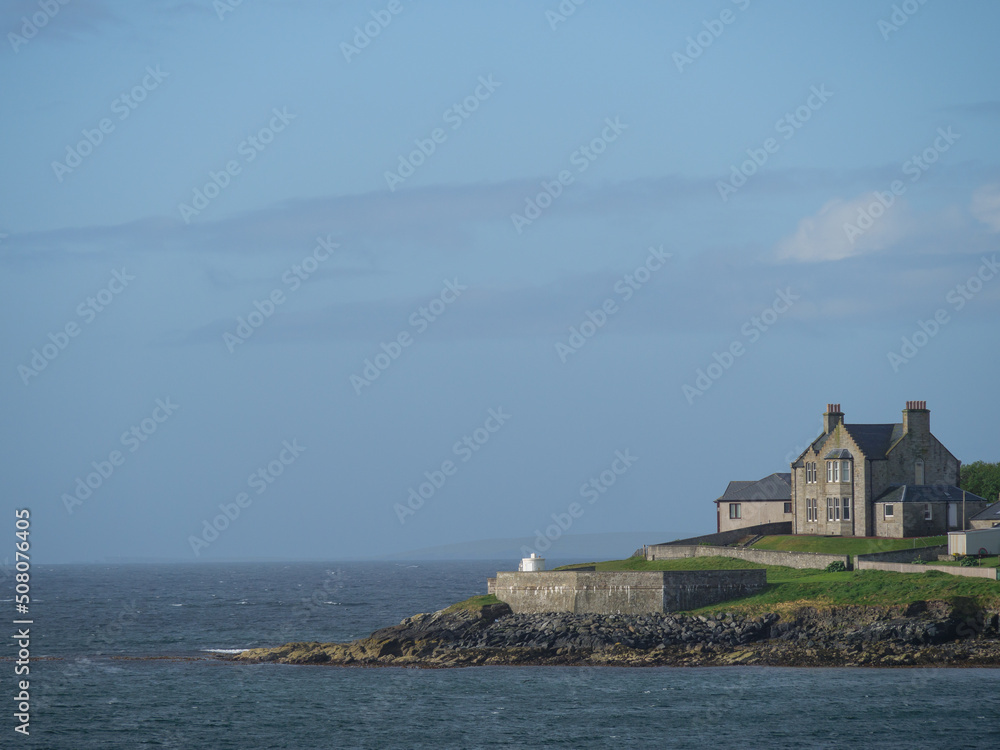 die schottischen Shetland-Inseln