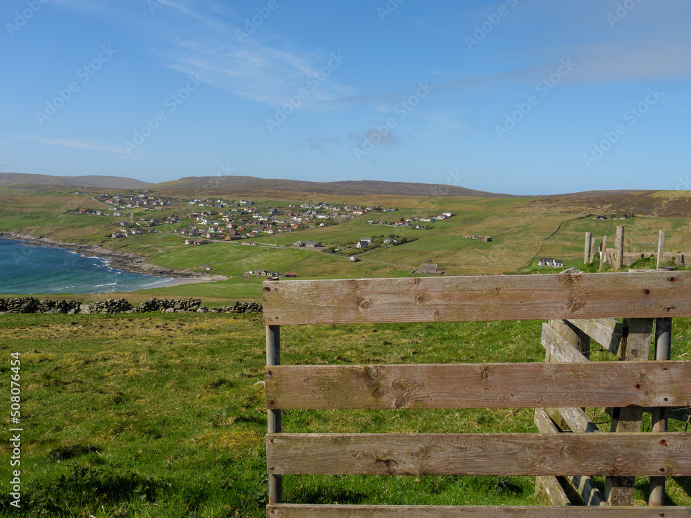 die schottischen Shetland-Inseln