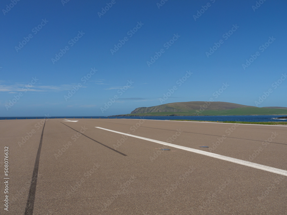 Fototapeta premium Die Shetland-Inseln in Schottland