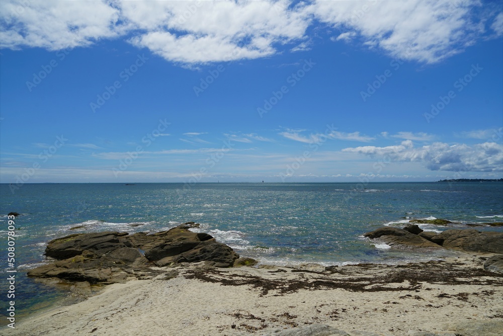 Paysage en bord de mer . Paysage en bord de mer .