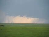 Thunderstorm moving across the Kansas Flint Hills.