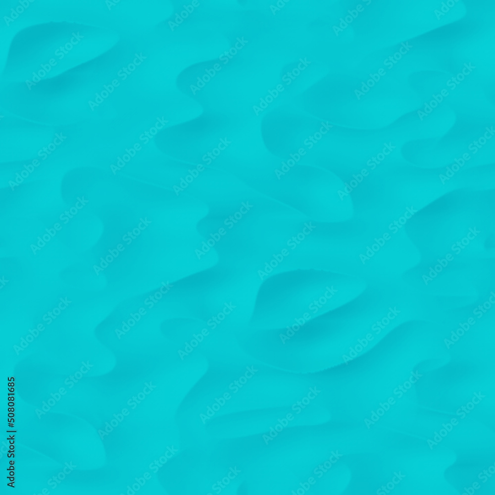 Turquoise desert with dunes. Beautiful seamless abstraction with sinuous smooth lines. Turquoise texture. 3D image.
Turquoise desert with dunes. Beautiful seamless abstraction with sinuous smooth lines. Turquoise texture. 3D image.