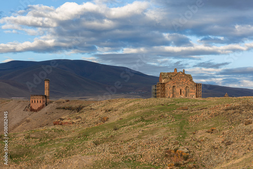 ani ruins old city ruins.kars-turkey photo