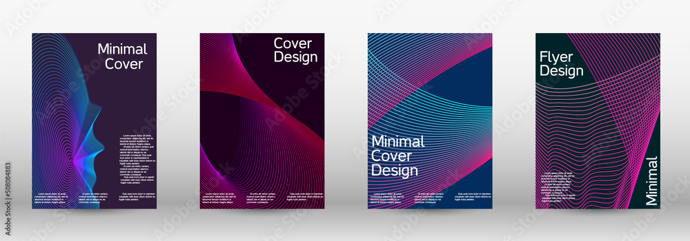 Artistic covers design. A set of modern abstract covers. Modern design template. Creative backgrounds from abstract lines to create a fashionable abstract cover, banner, poster, booklet. Artistic covers design. A set of modern abstract covers. Modern design template. Creative backgrounds from abstract lines to create a fashionable abstract cover, banner, poster, booklet.