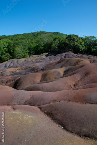 Chamarel seven coloured earths geopark, Mauritius