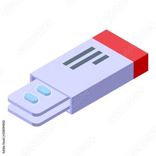 Antiviral medicines capsules icon isometric vector. Medicine antipyretic. Health person