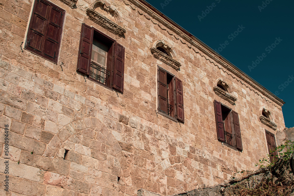 A city images from churches to old historic houses and destinations to the Phoenician wall of Batroun, Lebanon