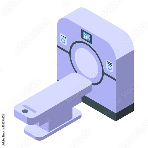 Mr equipment icon isometric vector. City center. Modern care