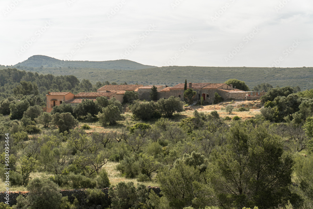 Rural houses in a natural and sunny environment. Rural houses in a natural and sunny environment.