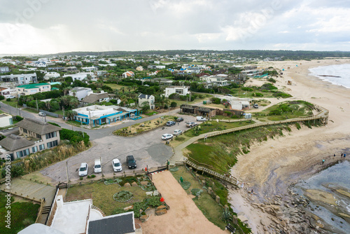 Vista aerea desde un drone de Jose  Ignacio, Uruguay