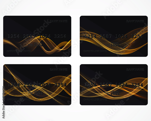 Realistic plastic credit card. Bank card with Bank . Shopping Shopping plastic card. Vector template card for finance.

