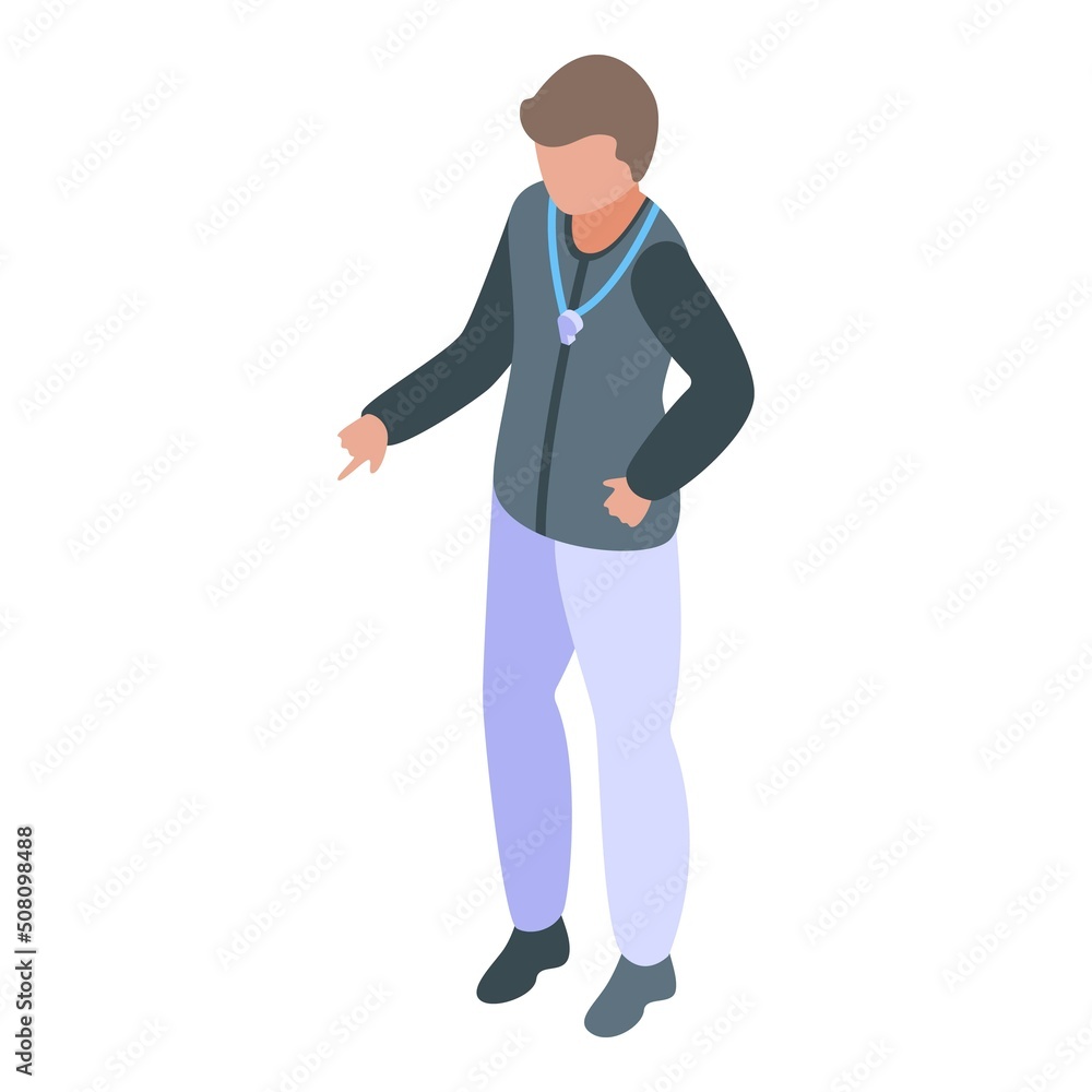 Sport trainer icon isometric vector. Health care. Dope fit Sport trainer icon isometric vector. Health care. Dope fit