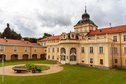 Horovice Castle – New Castle, Baroque-Classicist New Chateau Horovice, in Horovice, Czech republic, cultural monument of the Czech Republic, owned by the Czech Republic