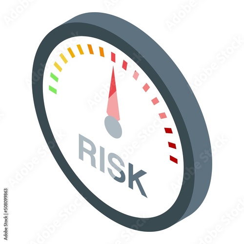 Risk strategy icon isometric vector. Danger system. Business management