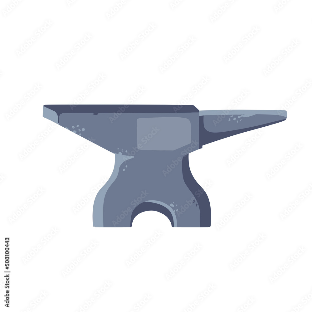 Blacksmith anvil. Symbol of work in forge. Forging and manufacturing of steel. Blacksmith anvil. Symbol of work in forge. Forging and manufacturing of steel.