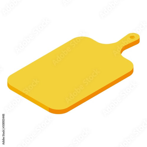 Cooking table icon isometric vector. Pizza board. Restaurant menu