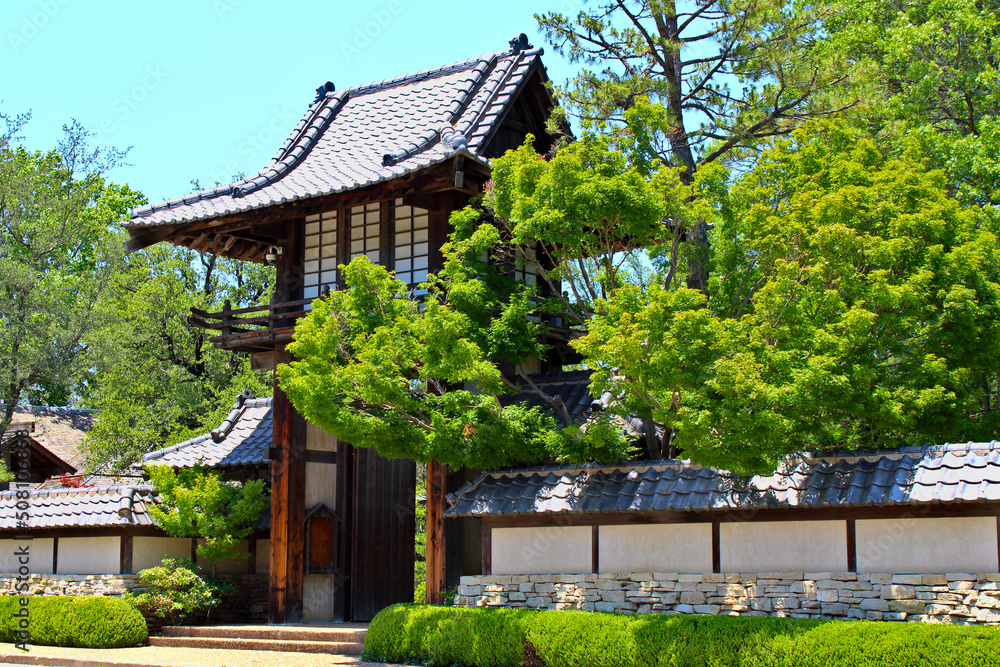pavilion in the garden