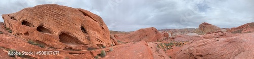 red and yellow mountains and sand in the valley of fire