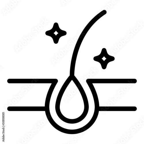 Clean hair removal icon outline vector. Wax candle. Cream paraffin