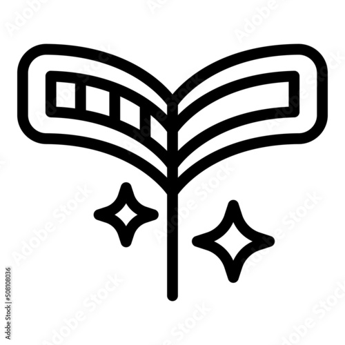 Hair removal stick icon outline vector. Candle wax. Cream epilator