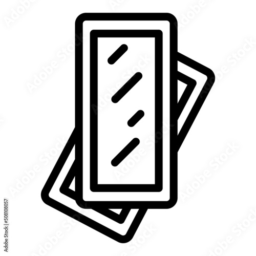 Epilator stick icon outline vector. Hair wax. Aroma decoration