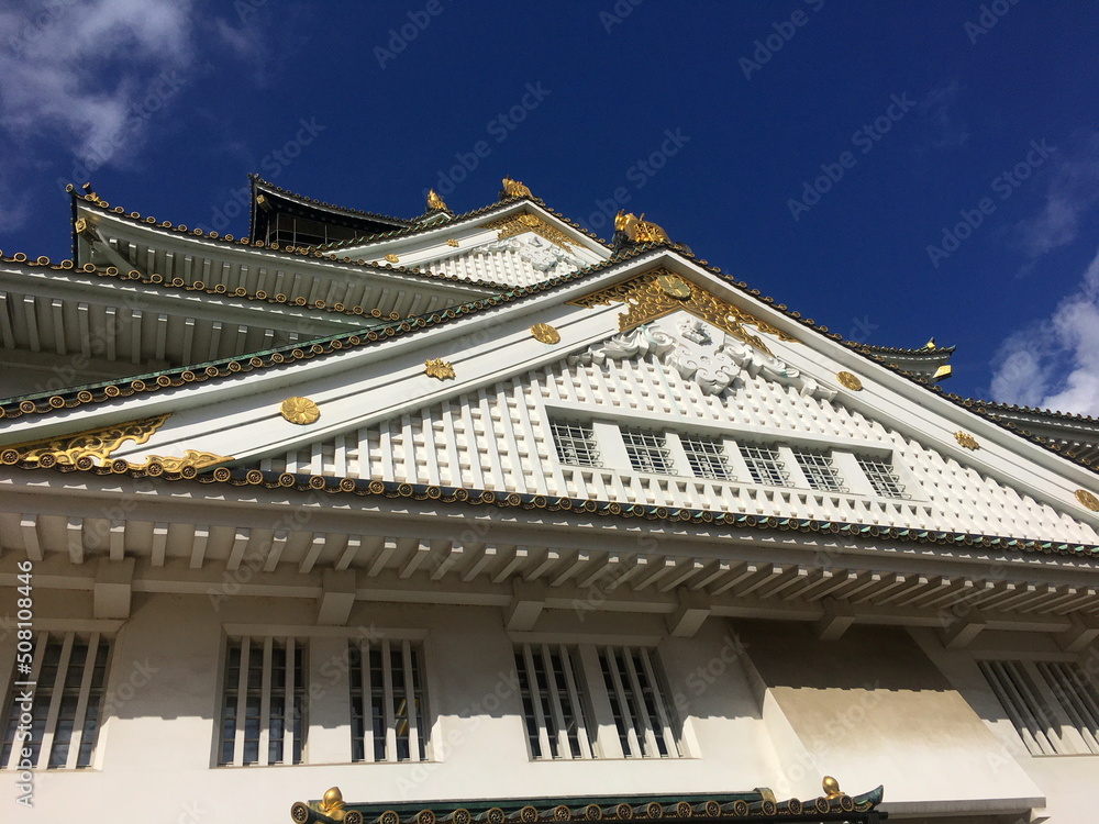 Obraz premium 日本の名城 大阪城 天守閣