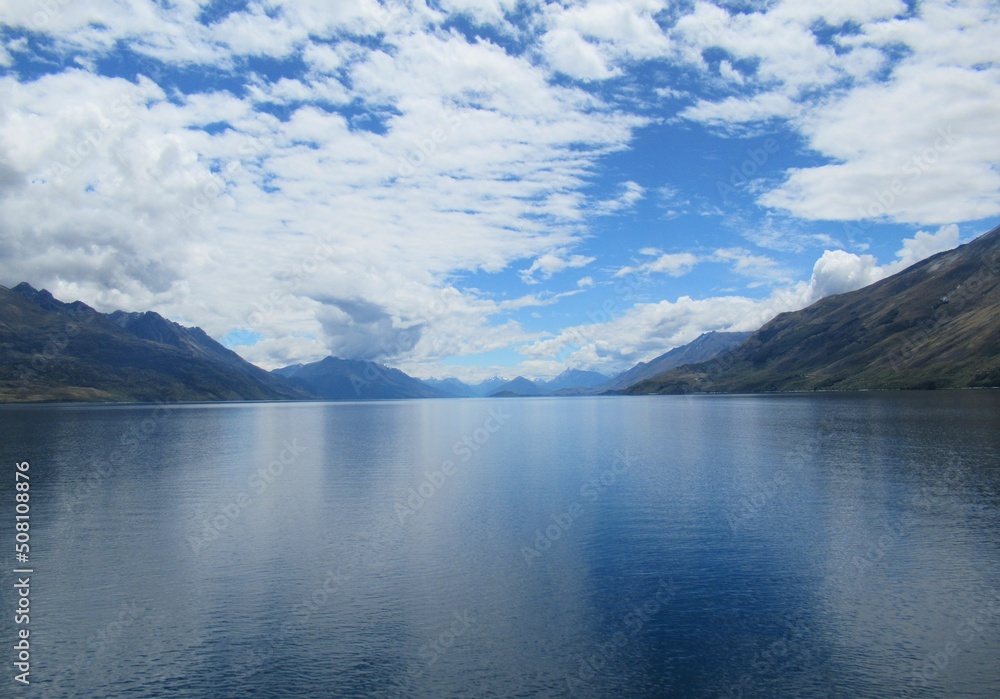 lake and mountains NZ by Abhinav John