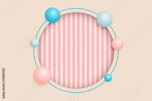 geometric abstract background for product presentation, modern colorful banner