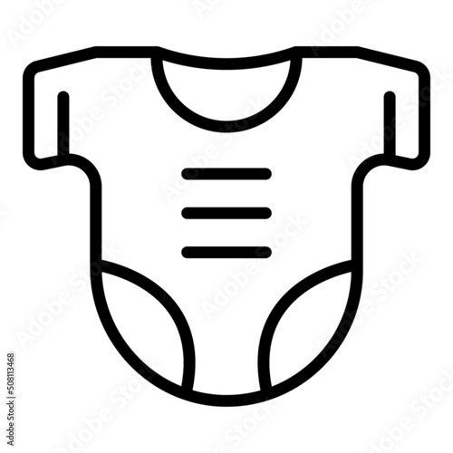 Baby cloth icon outline vector. Newborn child. Health diaper