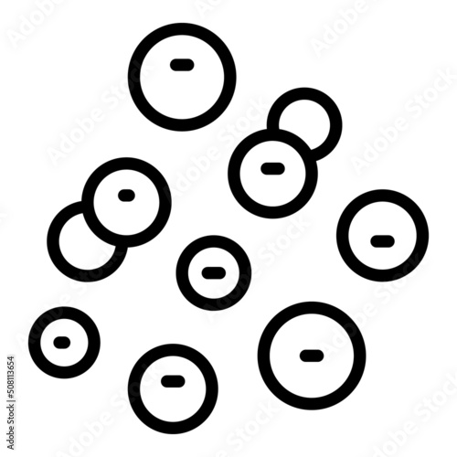 Baby vitamin icon outline vector. Infant care. Child health