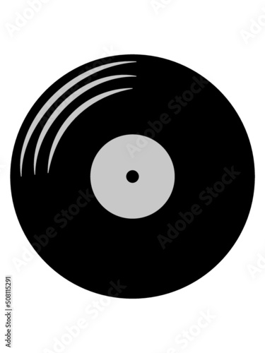 Vinyl Schallplatte rund 