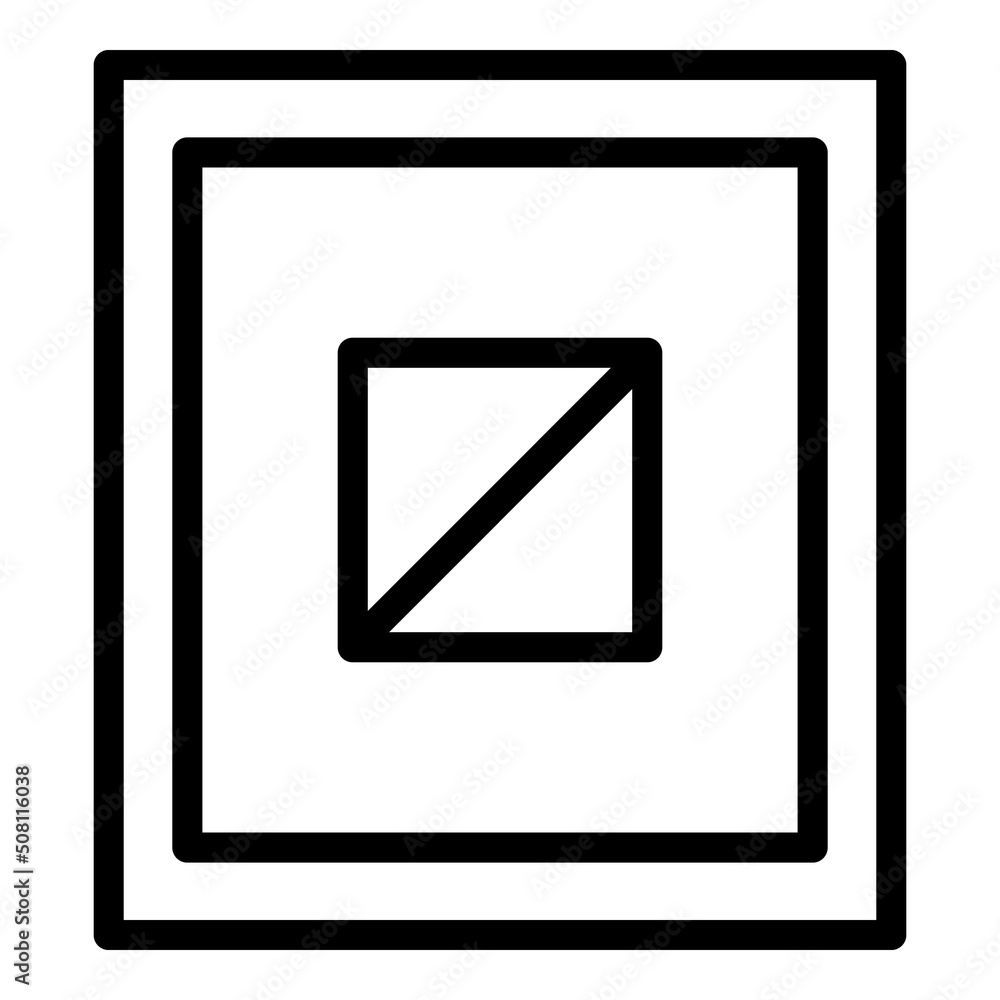 Wall picture icon outline vector. Artwork gallery. Walk classic Wall picture icon outline vector. Artwork gallery. Walk classic