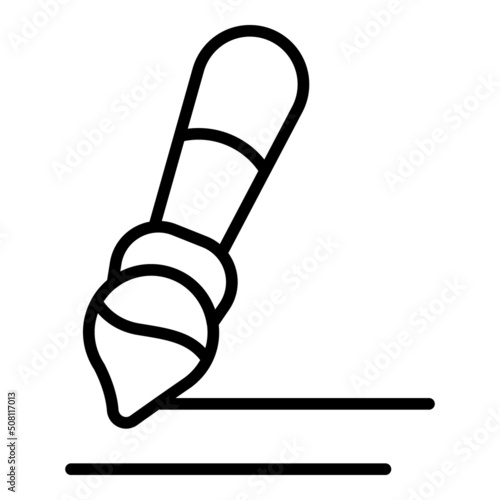 Drawing pencil icon outline vector. Artist class. Painting school