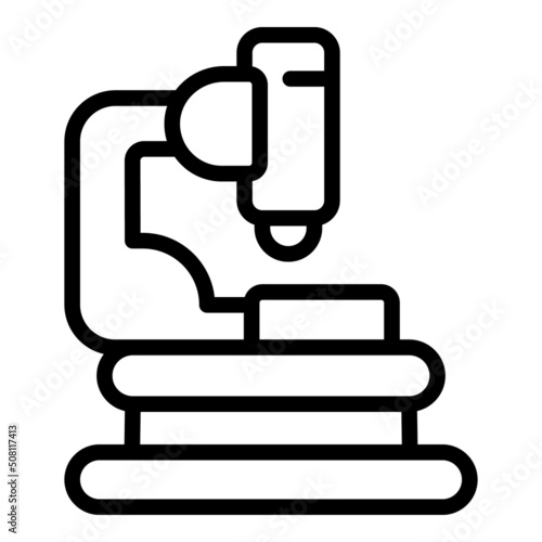 Medical microscope icon outline vector. Teacher advice. Sexual health