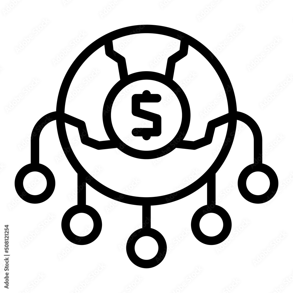 Global money transfer icon outline vector. Bank payment. Card pay Global money transfer icon outline vector. Bank payment. Card pay
