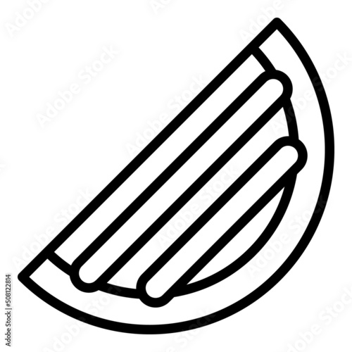 Bakery food icon outline vector. Azerbaijan cuisine. Arabian pilaf