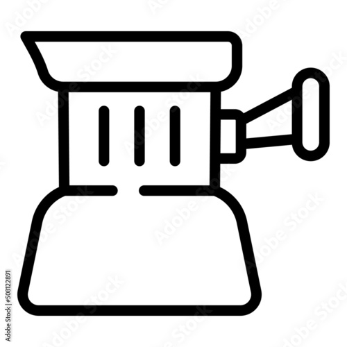 Arab coffee pot icon outline vector. Cezve cup. Espresso drink