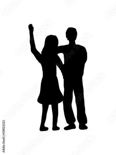 Silhouette Bestes Pärchen 