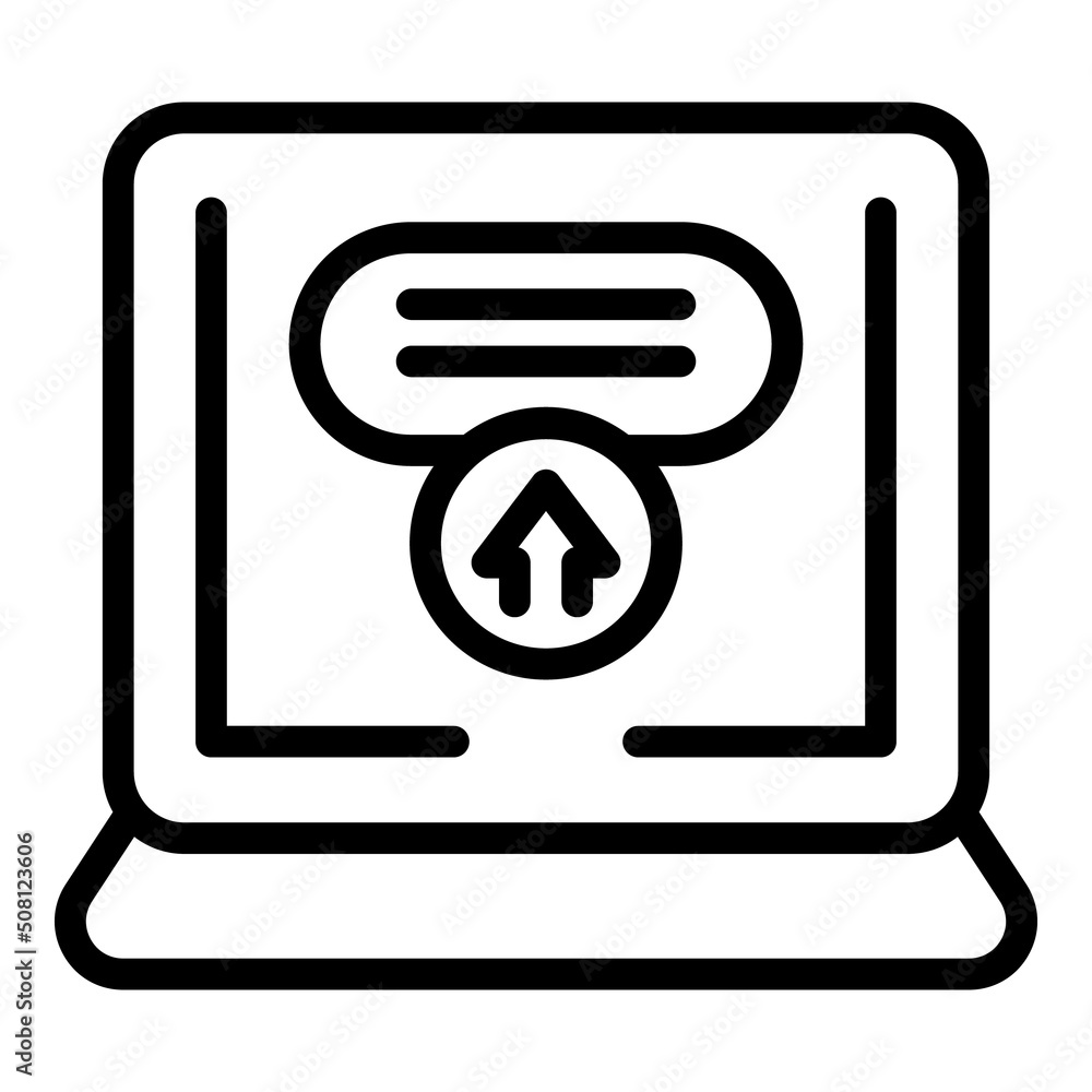 Business page icon outline vector. Form register. Web access Business page icon outline vector. Form register. Web access
